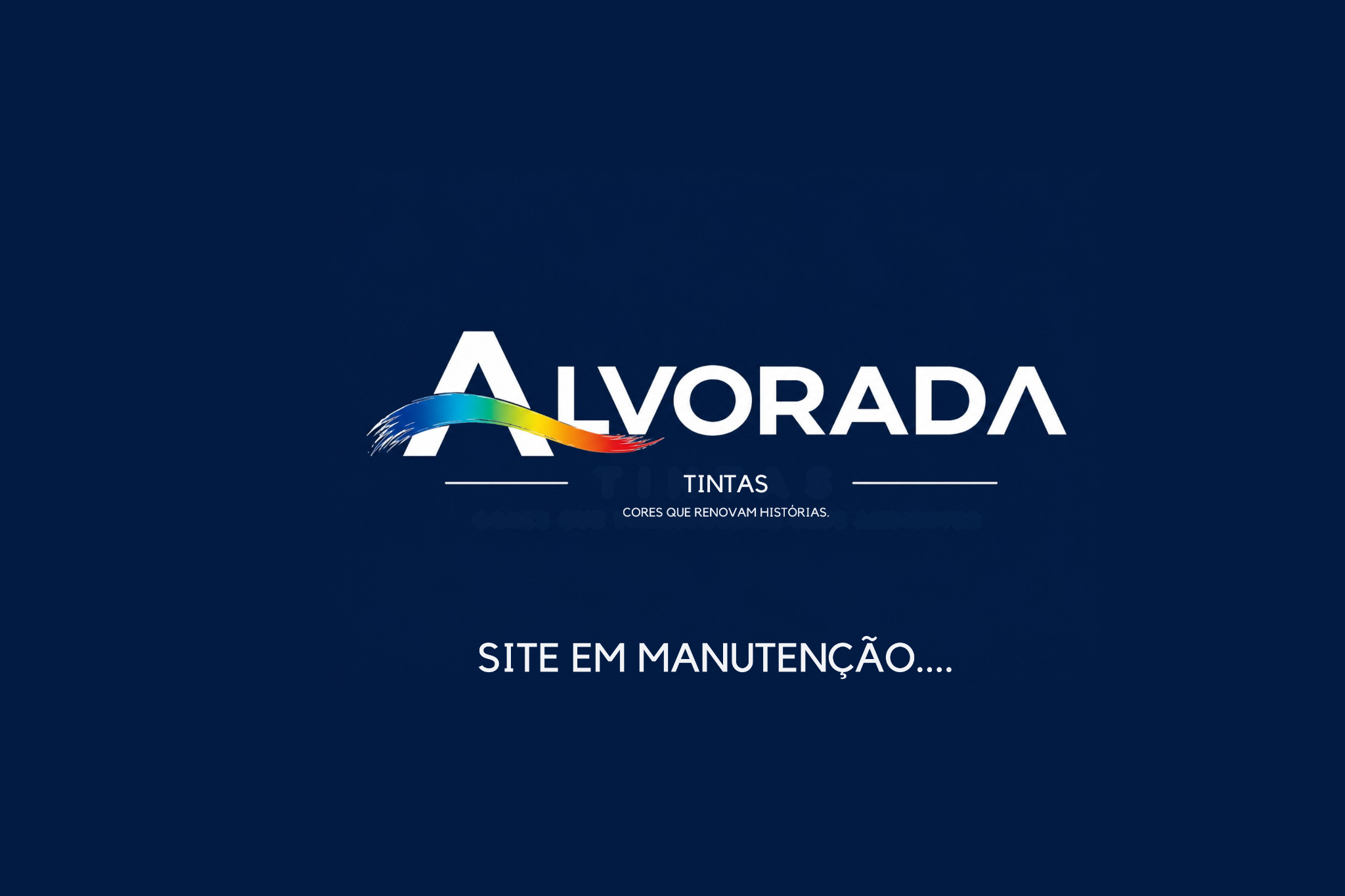 Alvorada Tintas. Site em manutenção. Clique para falar pelo WhatsApp.